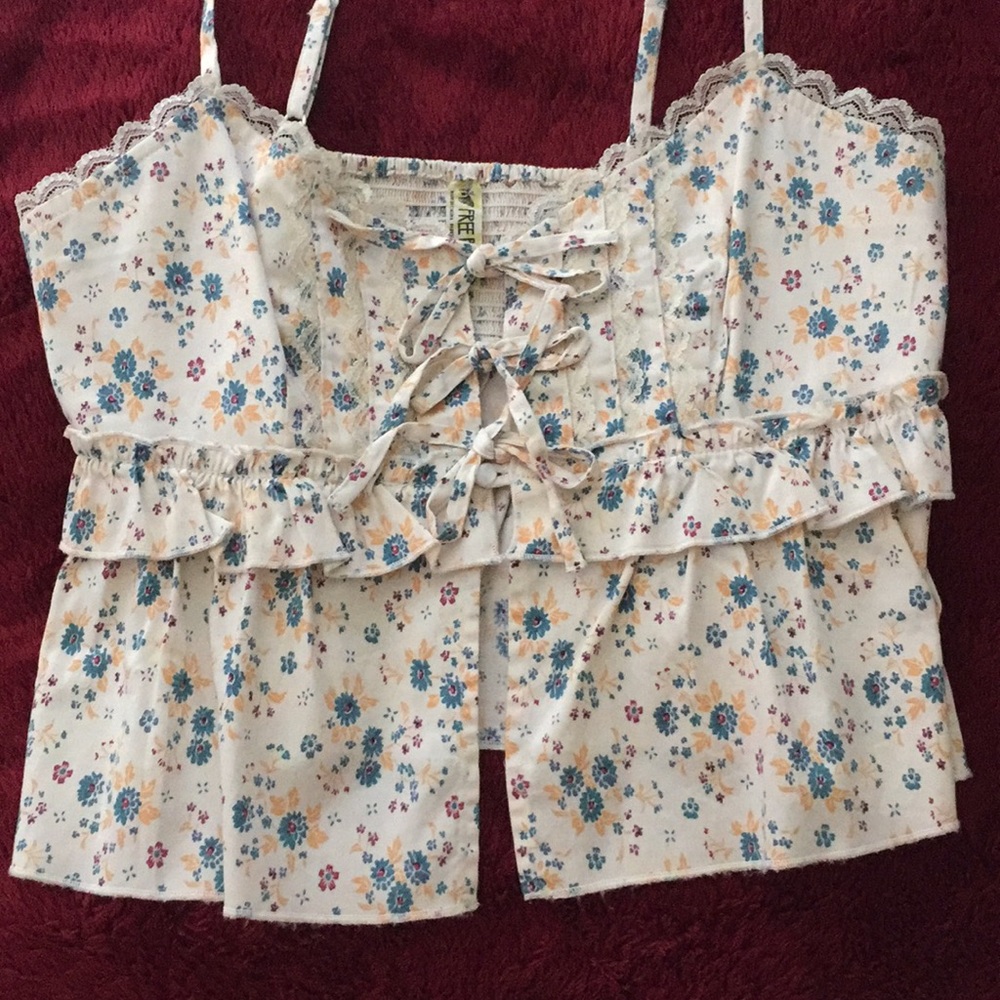 Free People too with front ties XS